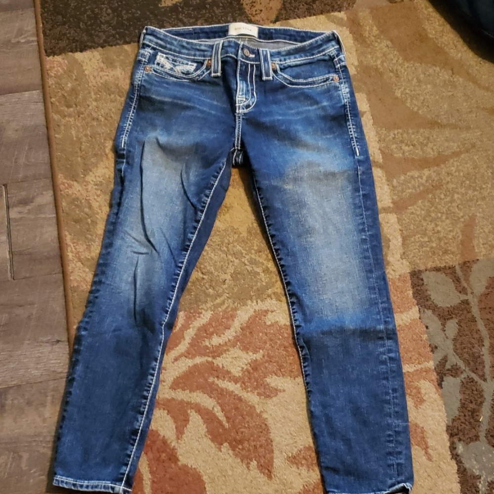 Big star cropped/capri jeans